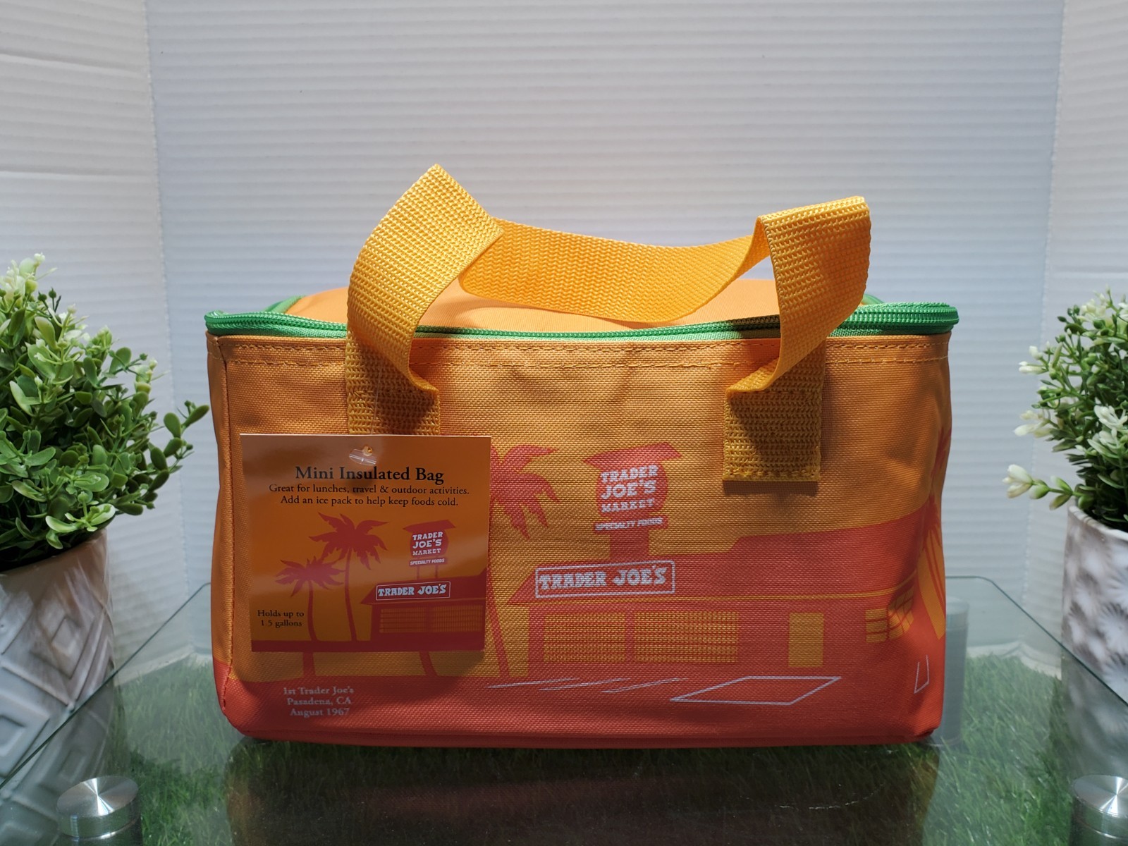 Trader Joe’s Summer 2026 Mini Insulated Tote Bag Orange Crush 1.5 Gallons🟠🌴NEW