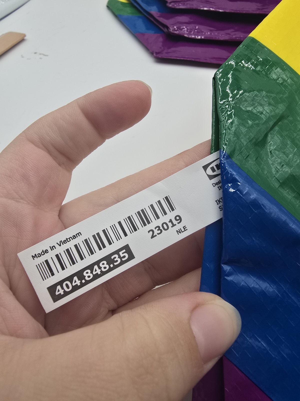Small Ikea Rainbow Bags 10 count Pride STORSTOMMA