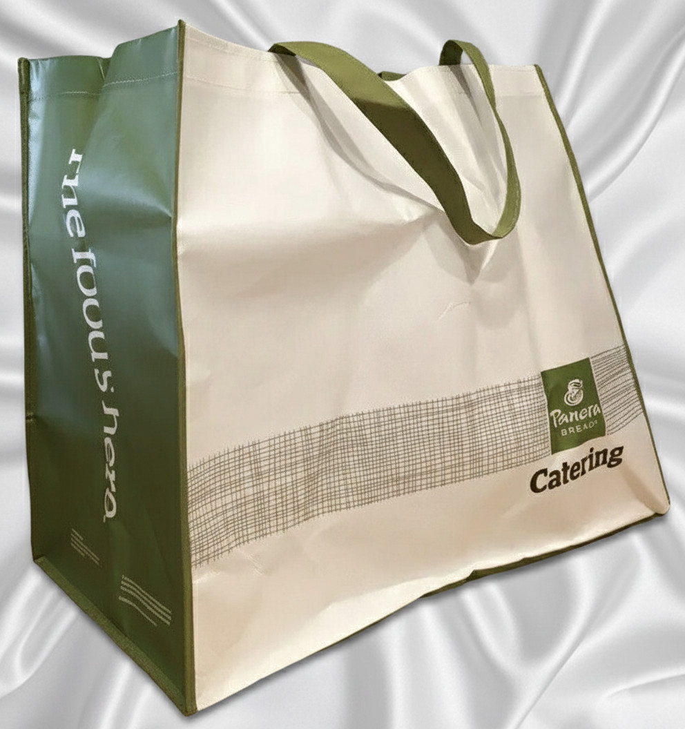 Panera BREAD Large Catering Tote Reusable Grocery Shopping Laundry Bag