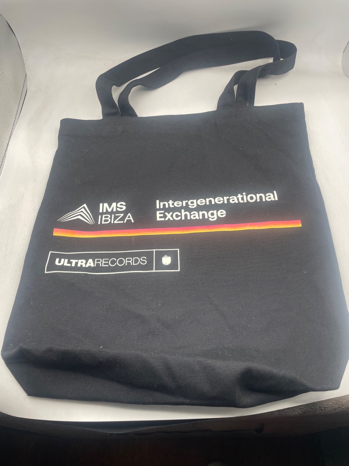 Plain Supply Tote Bag IMS Ibiza x Ultra Records Black One Size Cotton
