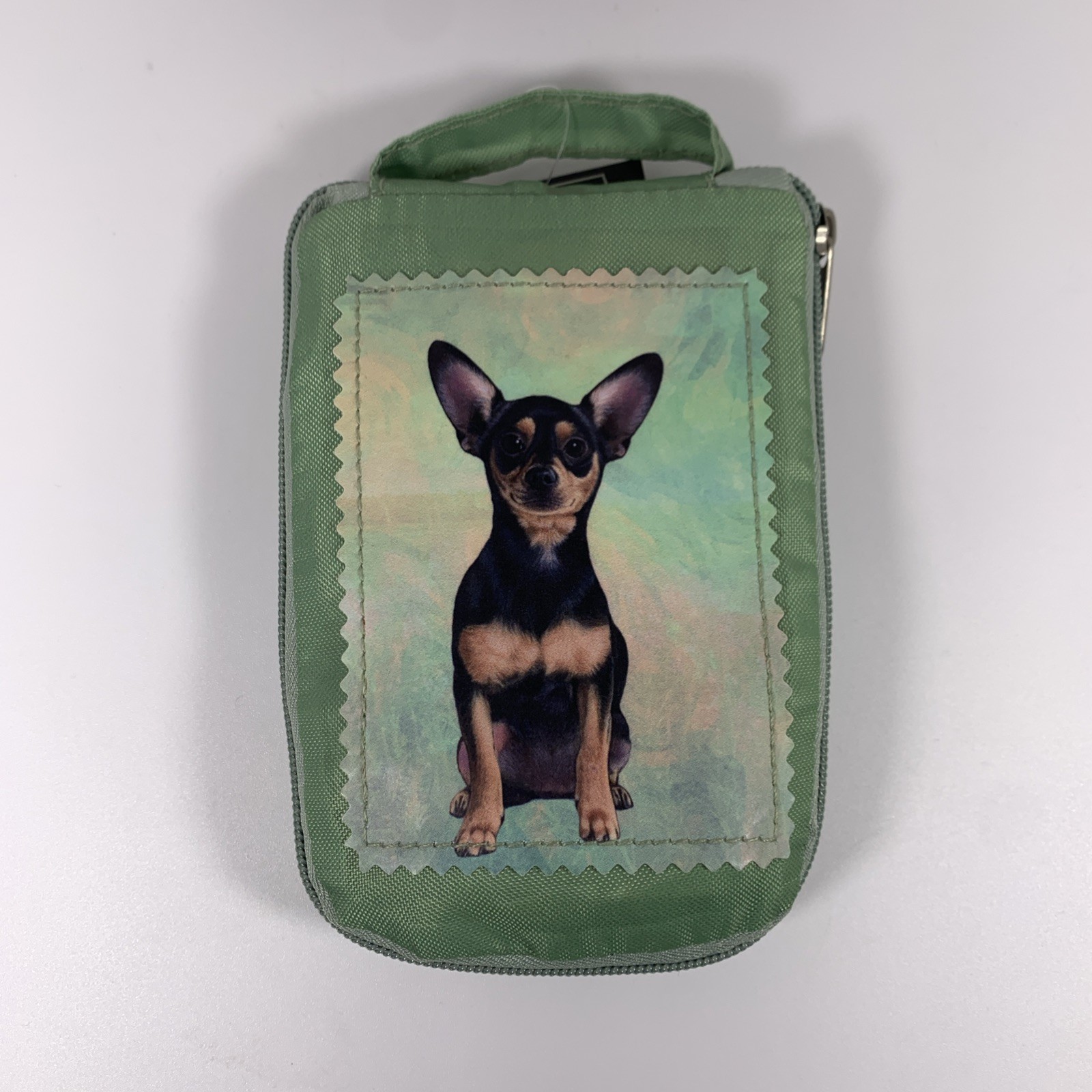 Pet Lover Totes CHIHUAHUA DOG Zipper Tote Bag Reusable Grocery 14×15 New Tag