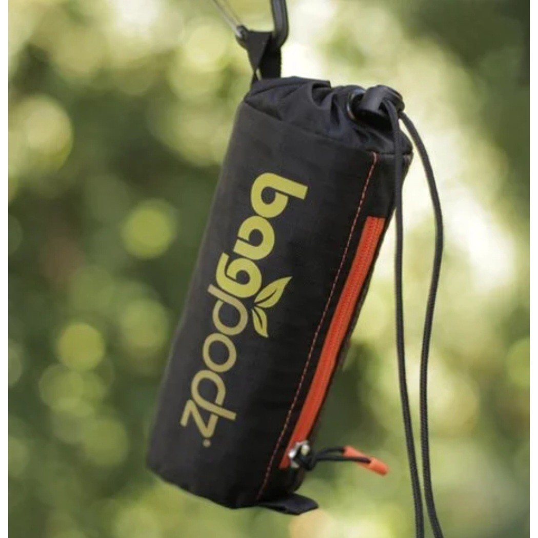 BagPodz Reusable Shopping Bag System Black Pod 5 – Blue Ripstop Nylon Bags