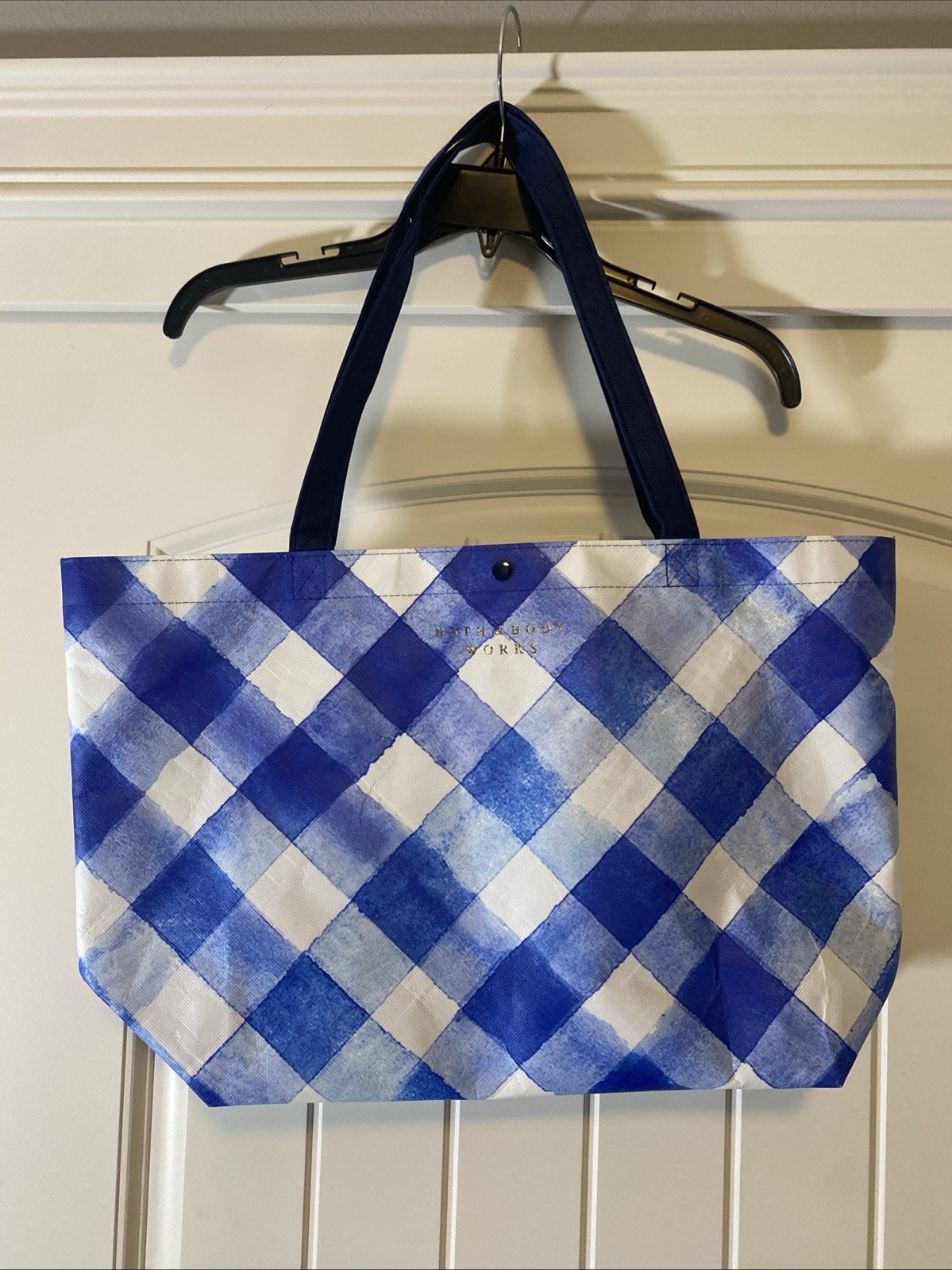 Bath & Body Works Gingham VIP Shopper Tote Bag Black Friday 2019 Large