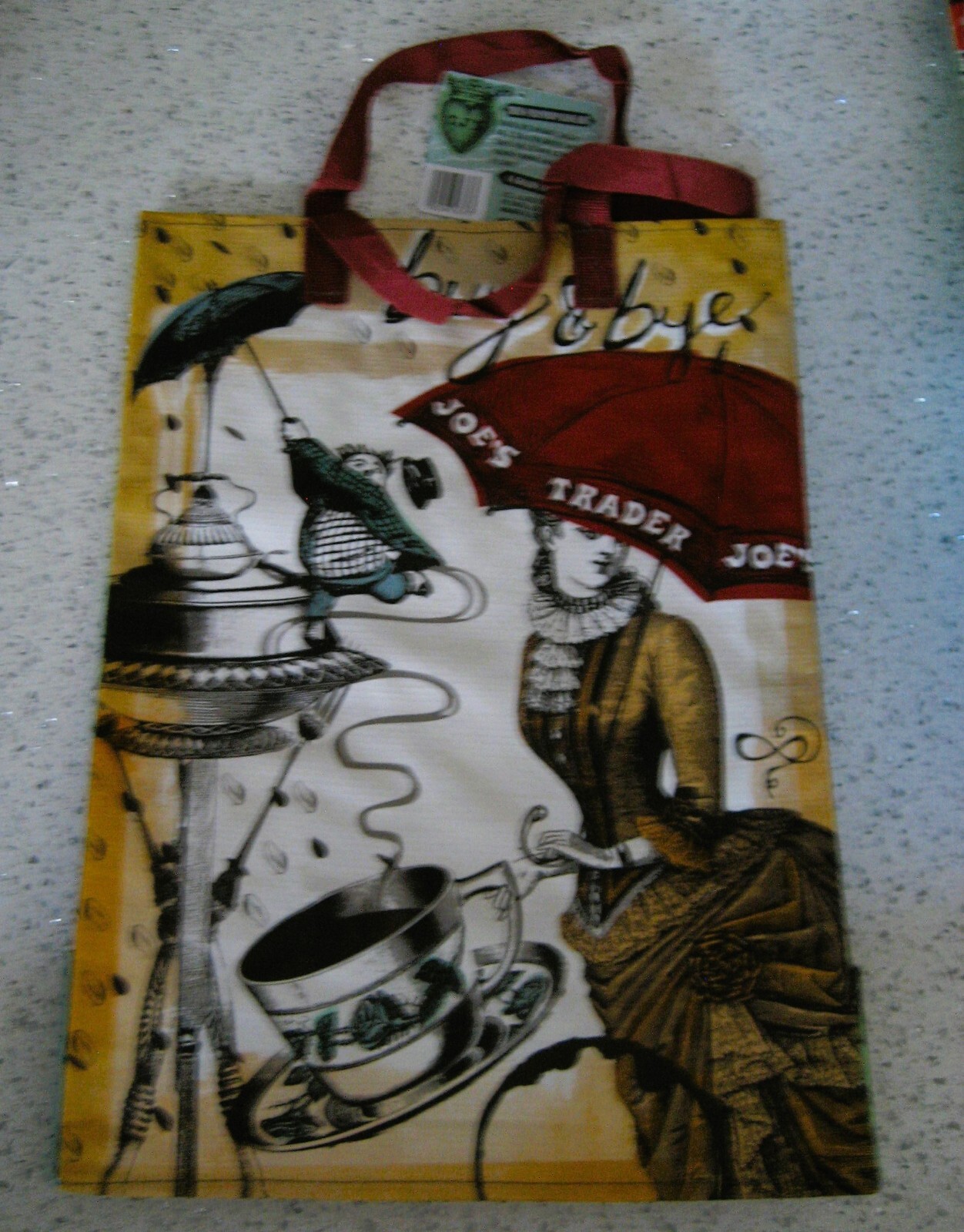 TRADER JOE’S WASHINGTON STATE SEATTLE SPACE NEEDLE REUSABLE SHOPPING BAG