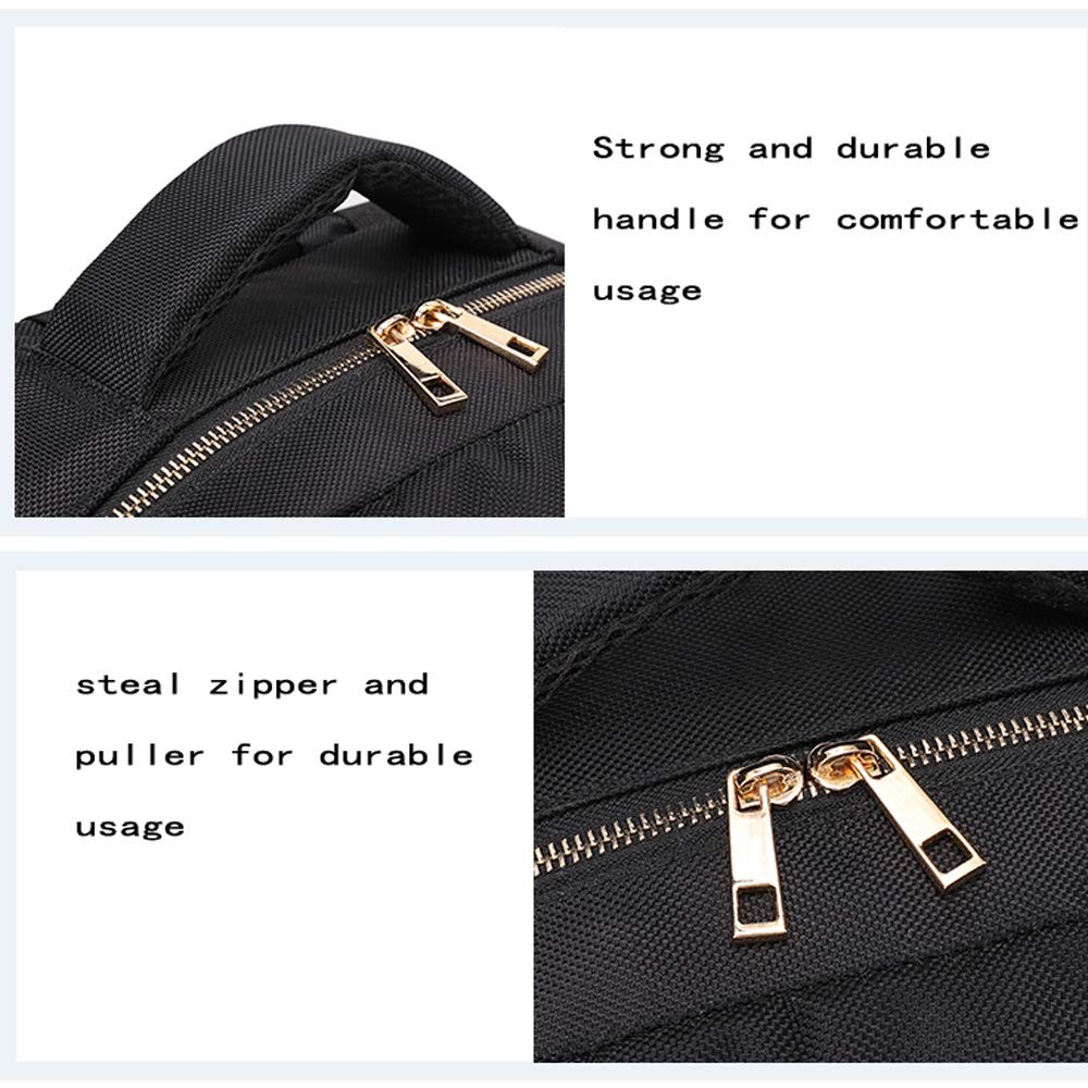 MAXPAND Large Backpack Bag Organizer for Barbers Clippers 19 INCHES, BLACK