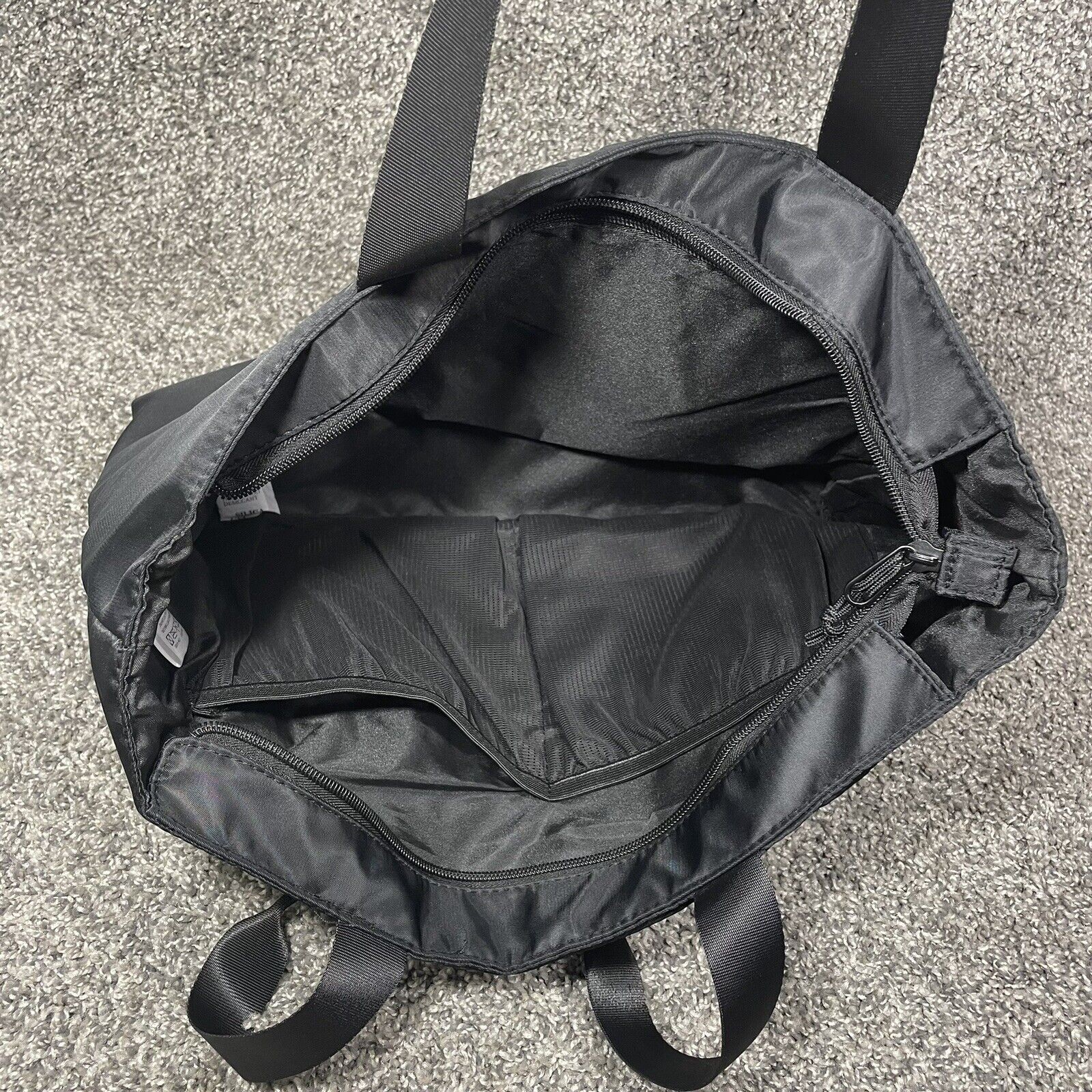 Russell Athletic Black Tote Bag Everyday Carrying Zip