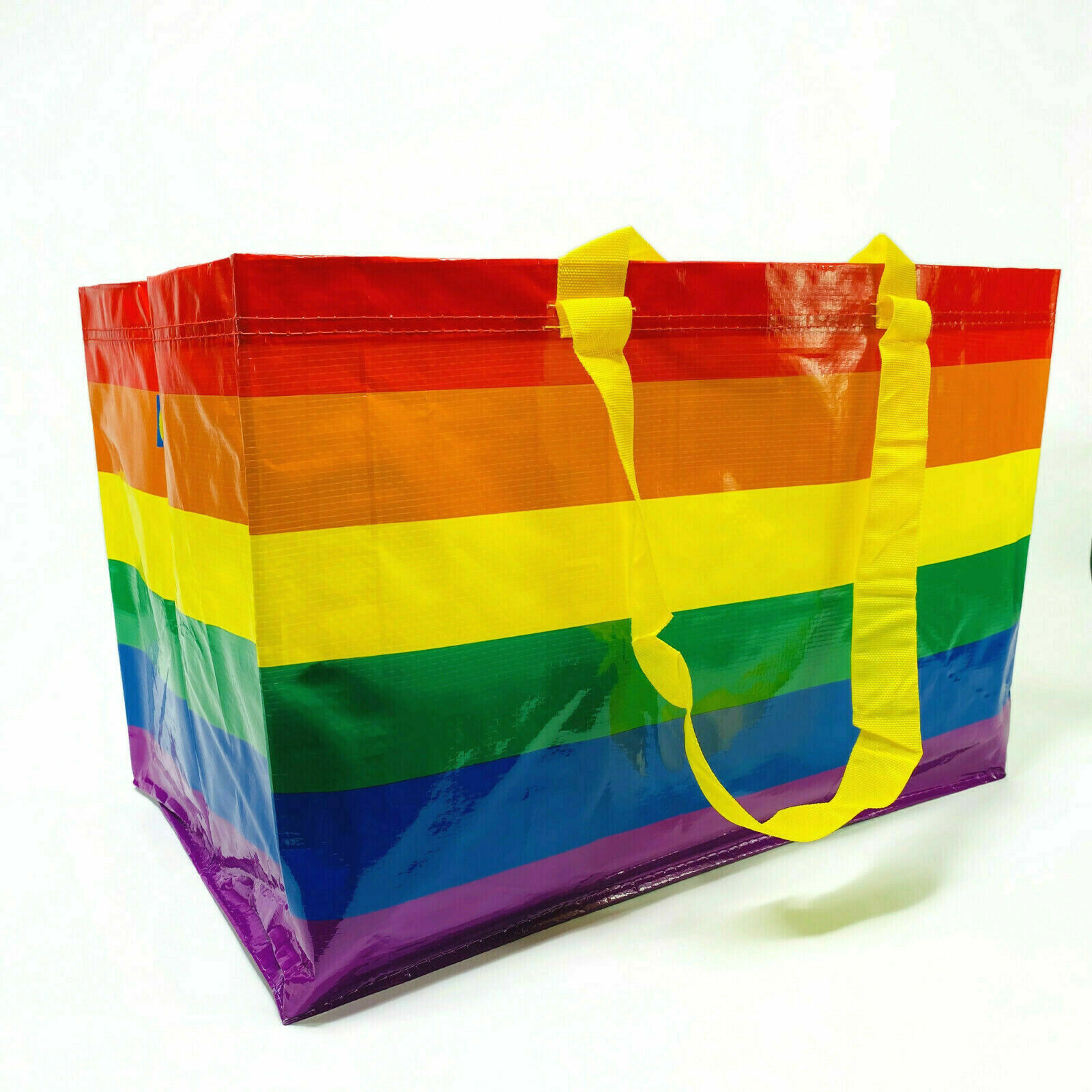 STORSTOMMA Large Rainbow Reusable Shopping Bag Recycle LGBT Frakta KVANTING