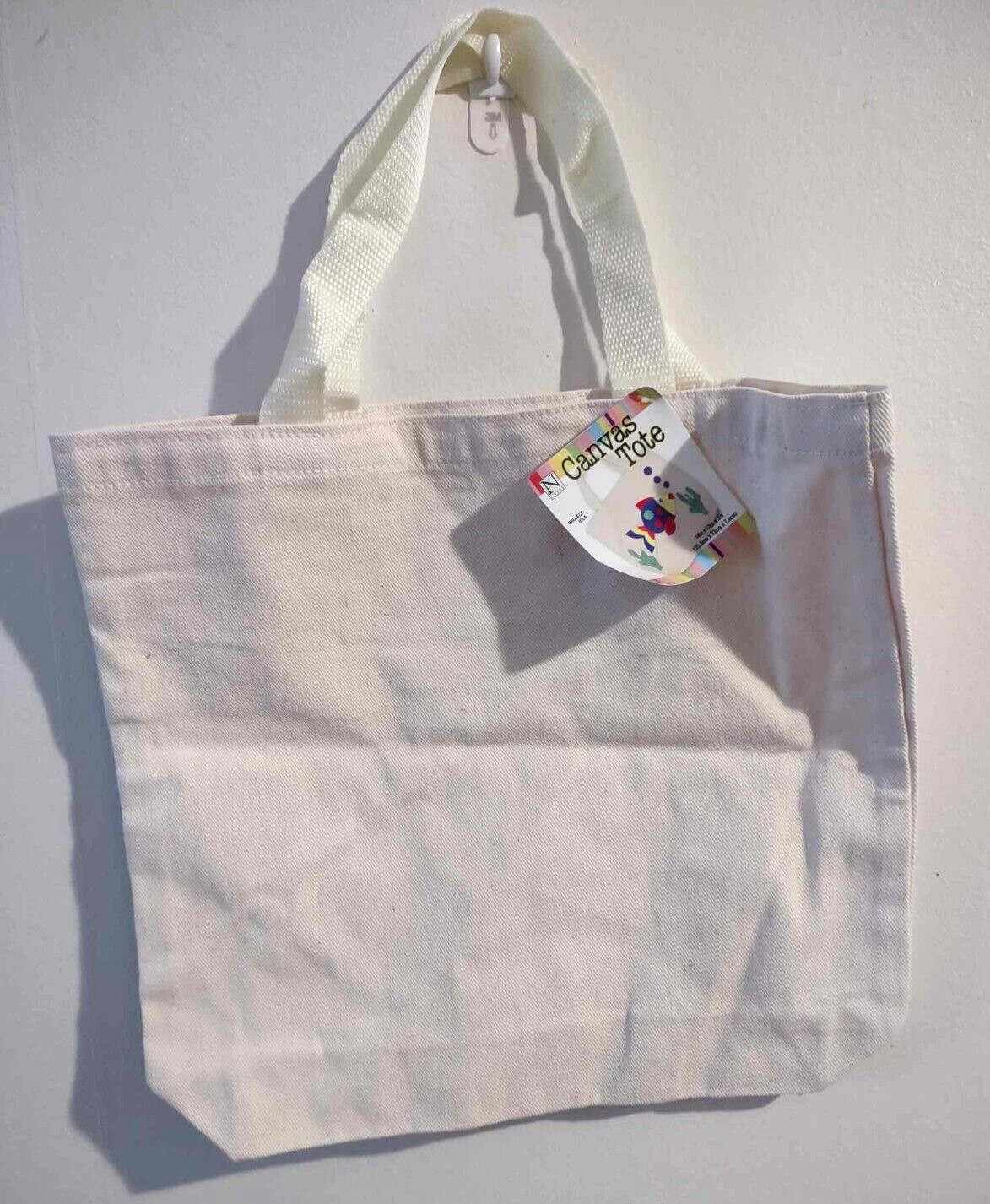 Nicole Canvas Tote Blank Cotton Bag Heavy Duty Ideal for Crafts