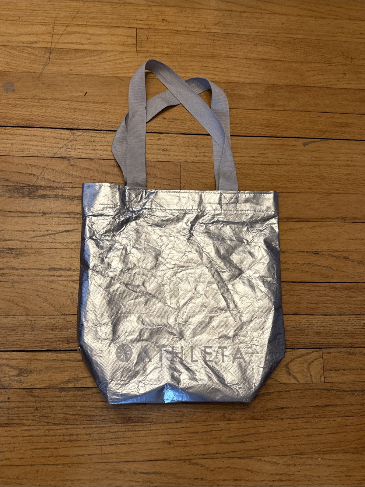 ATHLETA Silvery Shopping Bag – Medium – Double Handles