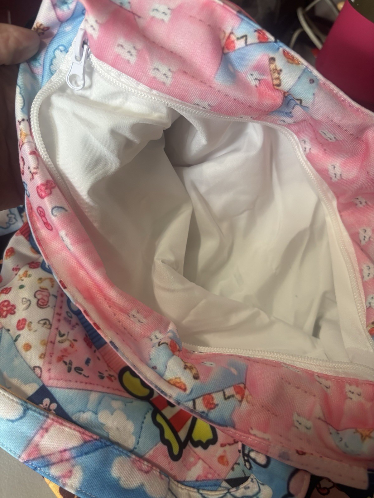 Hello Kitty Reuseable Shopping Tote Beach Diaper Bag Friends My Melody Zippered