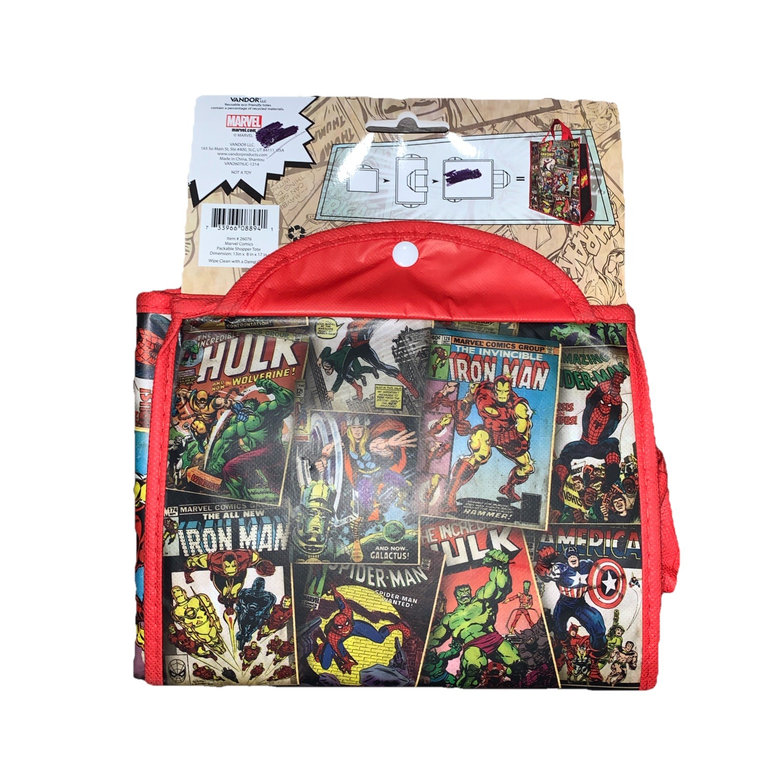 Marvel [Super Hero Comic Books] -Oversized Shopping / Hand Bag