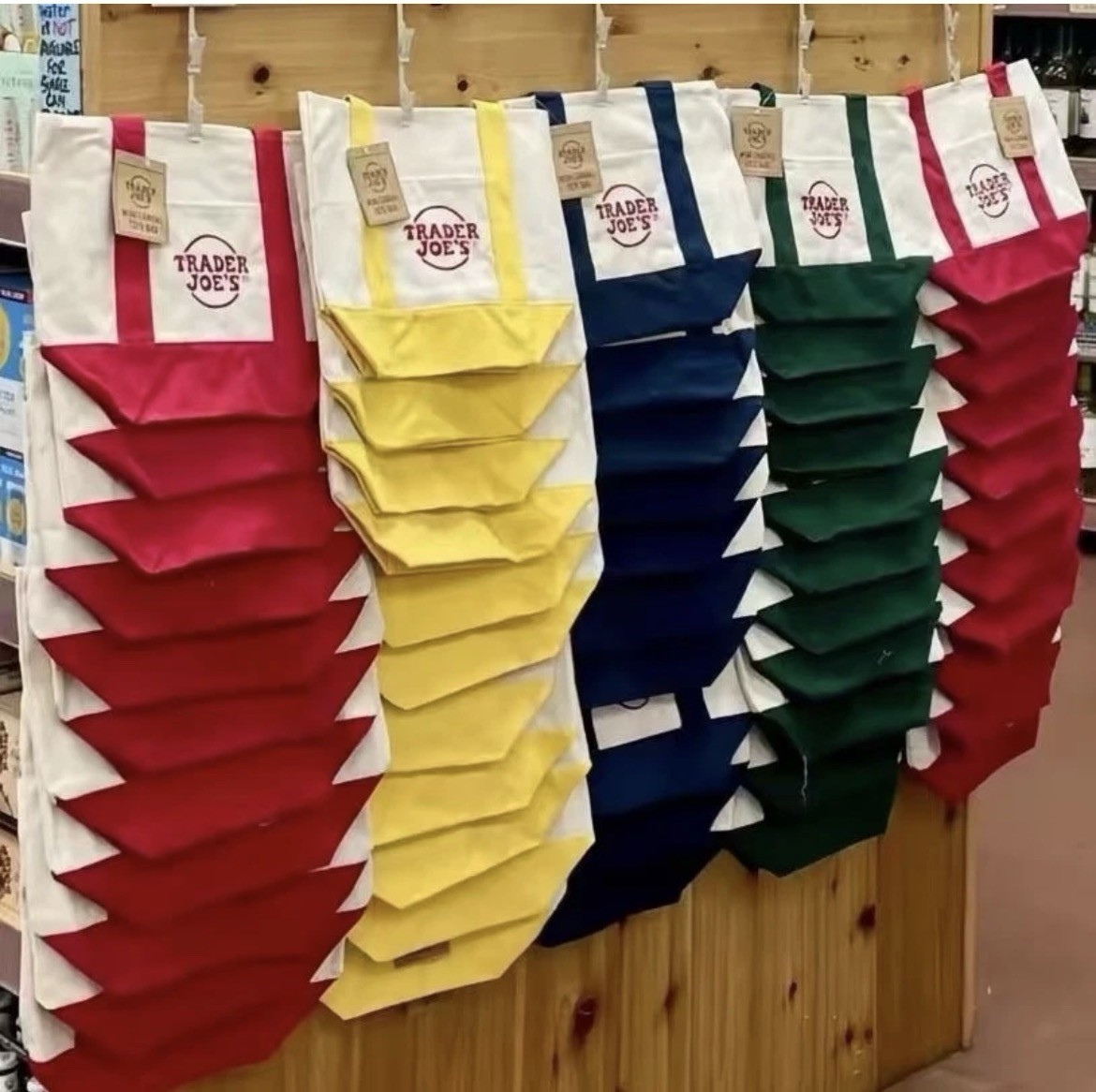 Trader Joe’s Mini Canvas Tote Bag 2025 Limited Edition – Multiple Colors