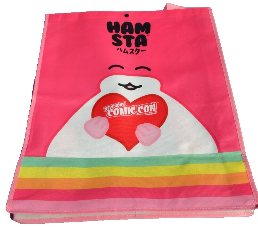 NYCC 2022 Comic Con Exclusive HAMSTA WORLD TOTE BACKPACK BAG 18 X 22 Hamster