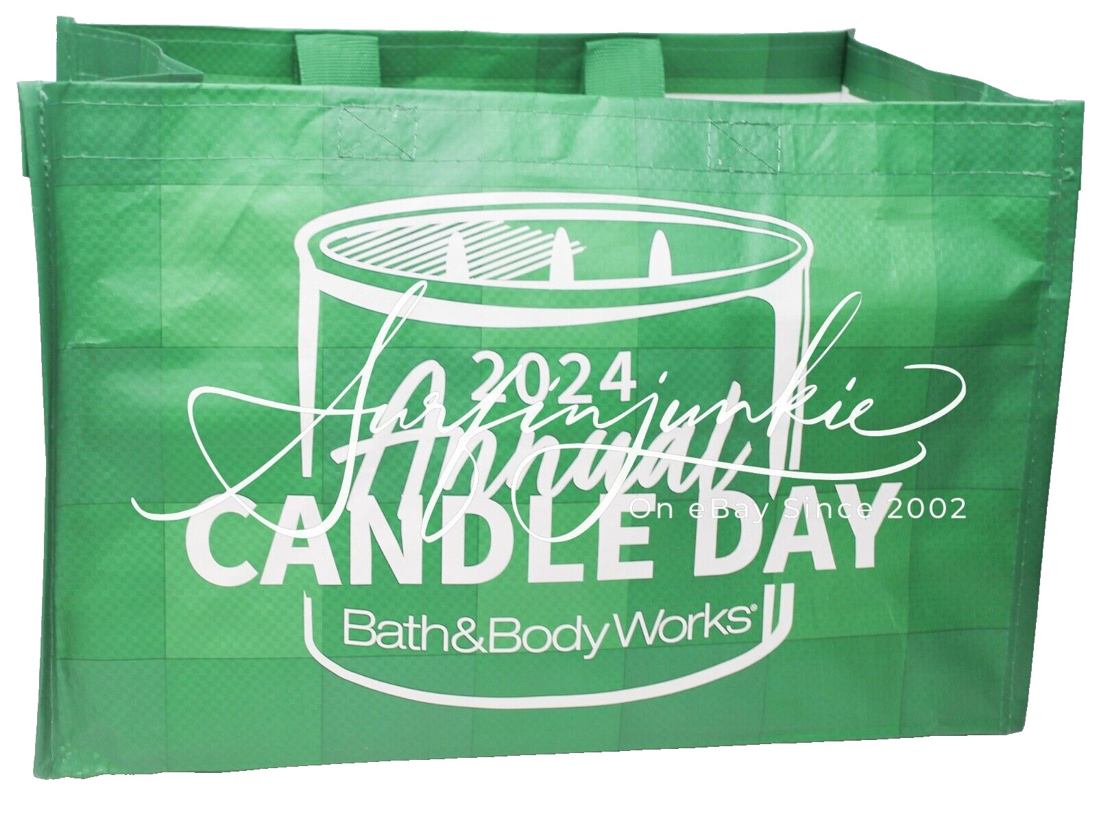 Bath & Body Works Candle Day Travel Bag Reusable Grocery Shopping Plastic 2024