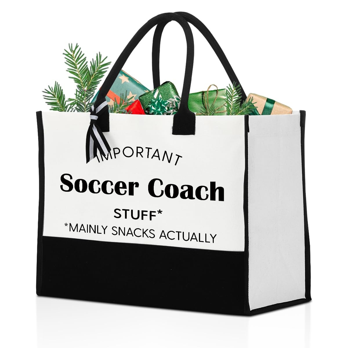 Soccer Trainer Coach Tote Bags for for Sports Competition Game Day Outfits fo…