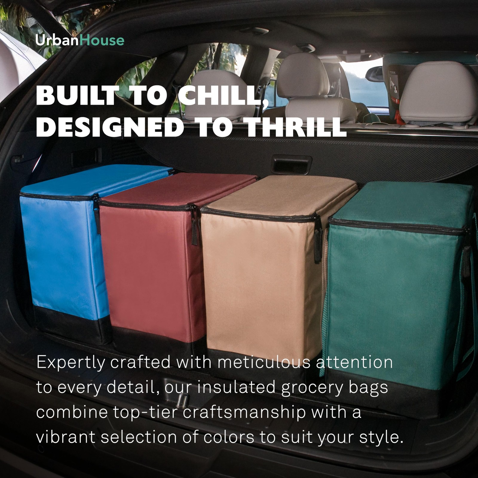 Extra Large Premium Reusable Insulated Cooler Bag with Heavy-Duty 4‑Layer Ins…