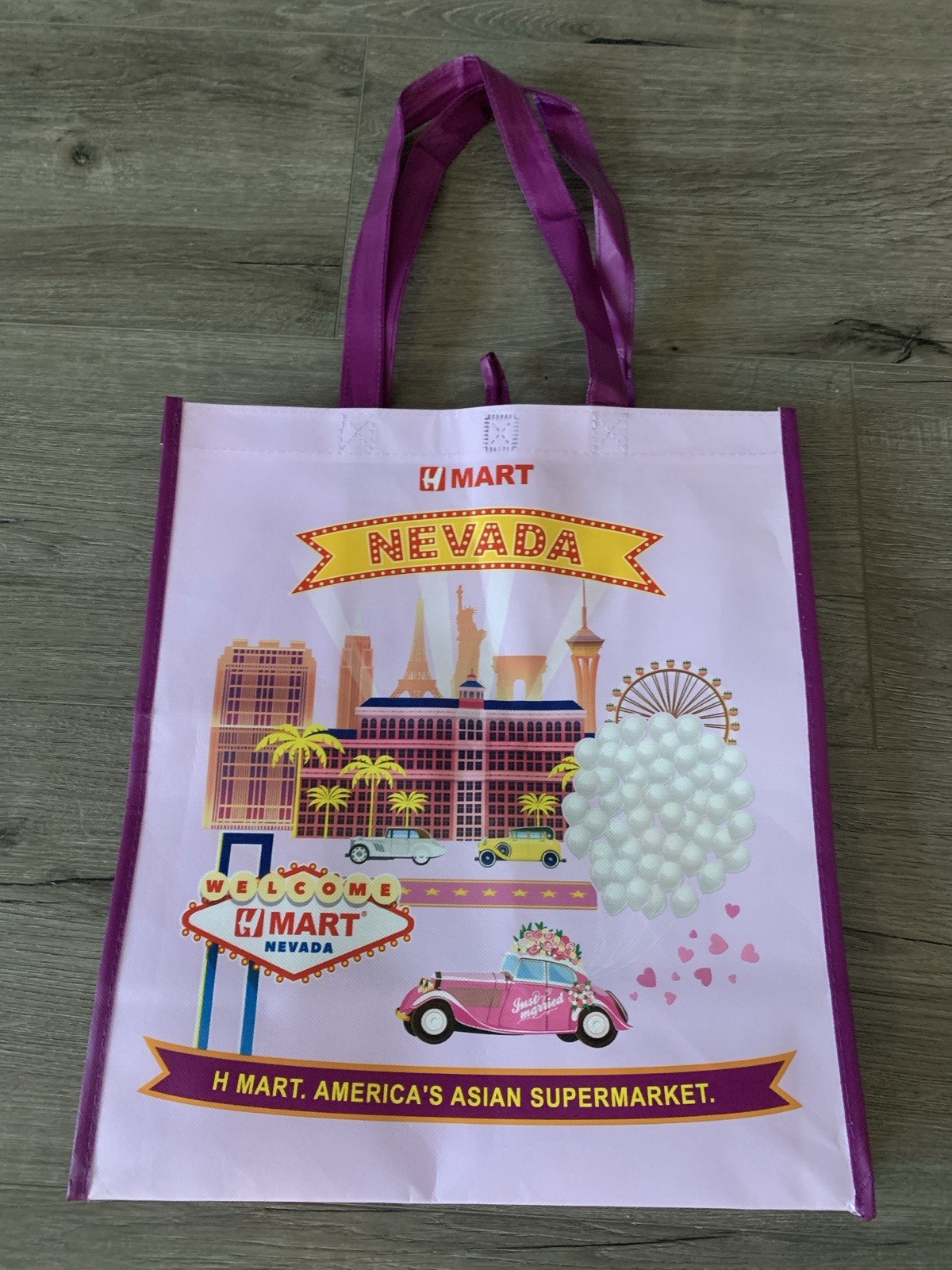 Nevada Collectible State Bag – Hmart Korean Supermarket Grocery Recyclable Bag