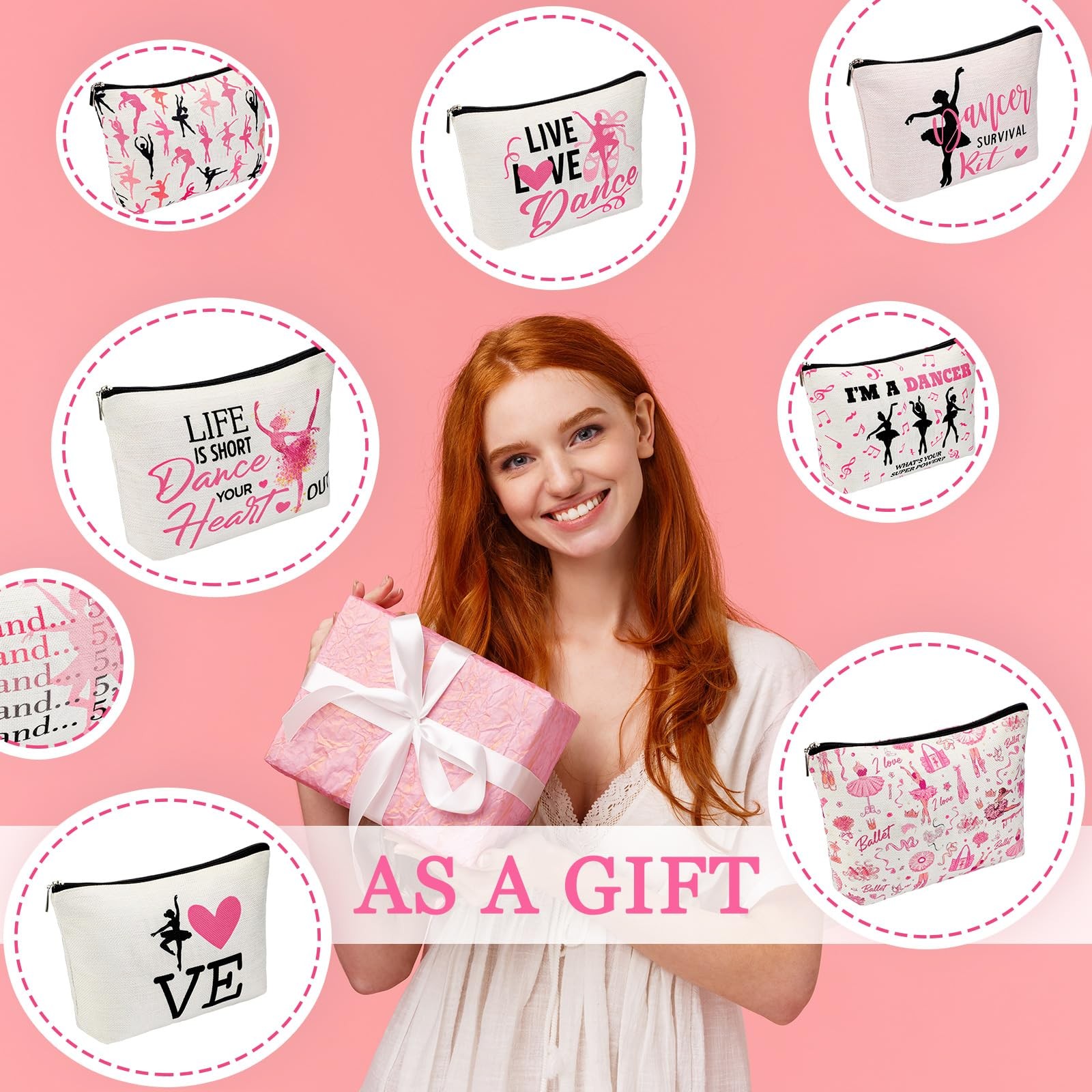 Silkfly 12 Pcs Dancer Graduation Gifts Bulk Ballet Appreciation black