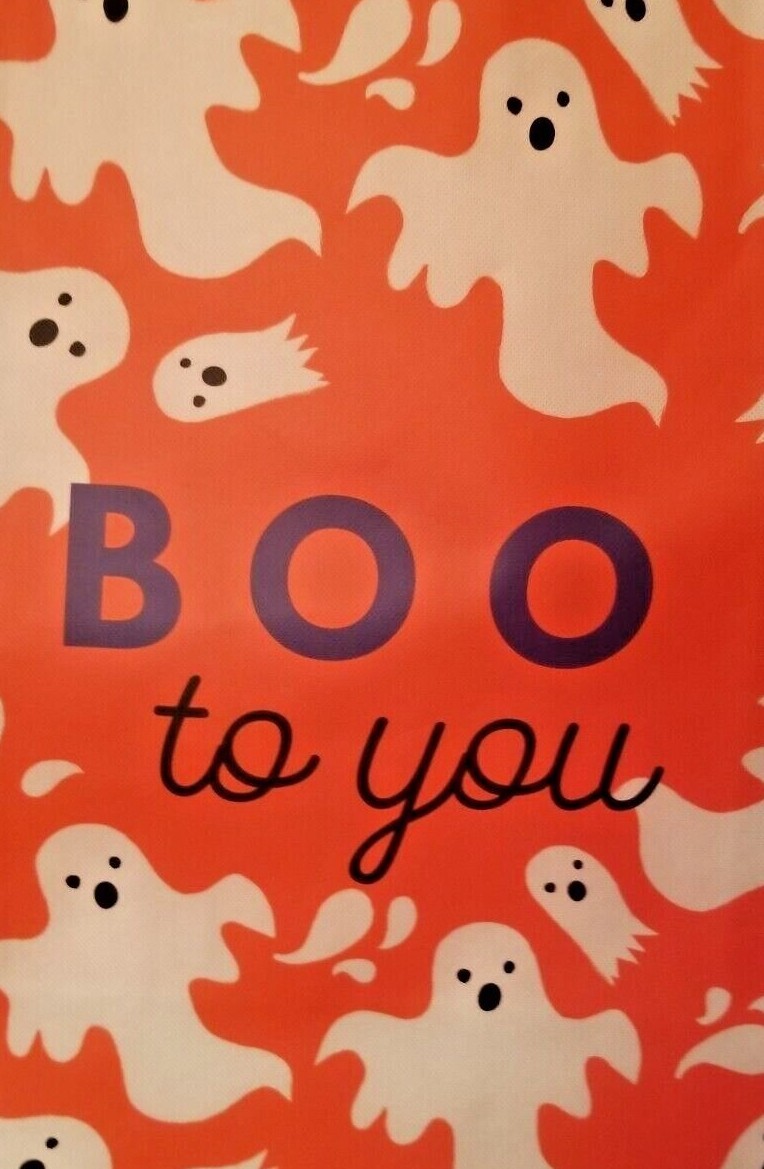 Halloween Reusable Tote Bag EXTRA Large 20″ X 20″ X 9″ Boo to You Ghosts New