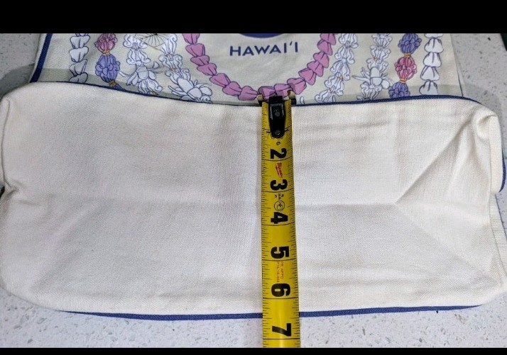 Whole Foods Large Crown Flower Rope Tote Bag Hawaii Exclusive