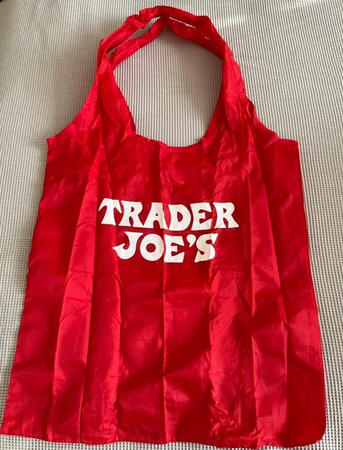 Trader Joe’s Micro Mini 3″ x 4″ Tote Bag + Foldable Nylon Shopping Bag