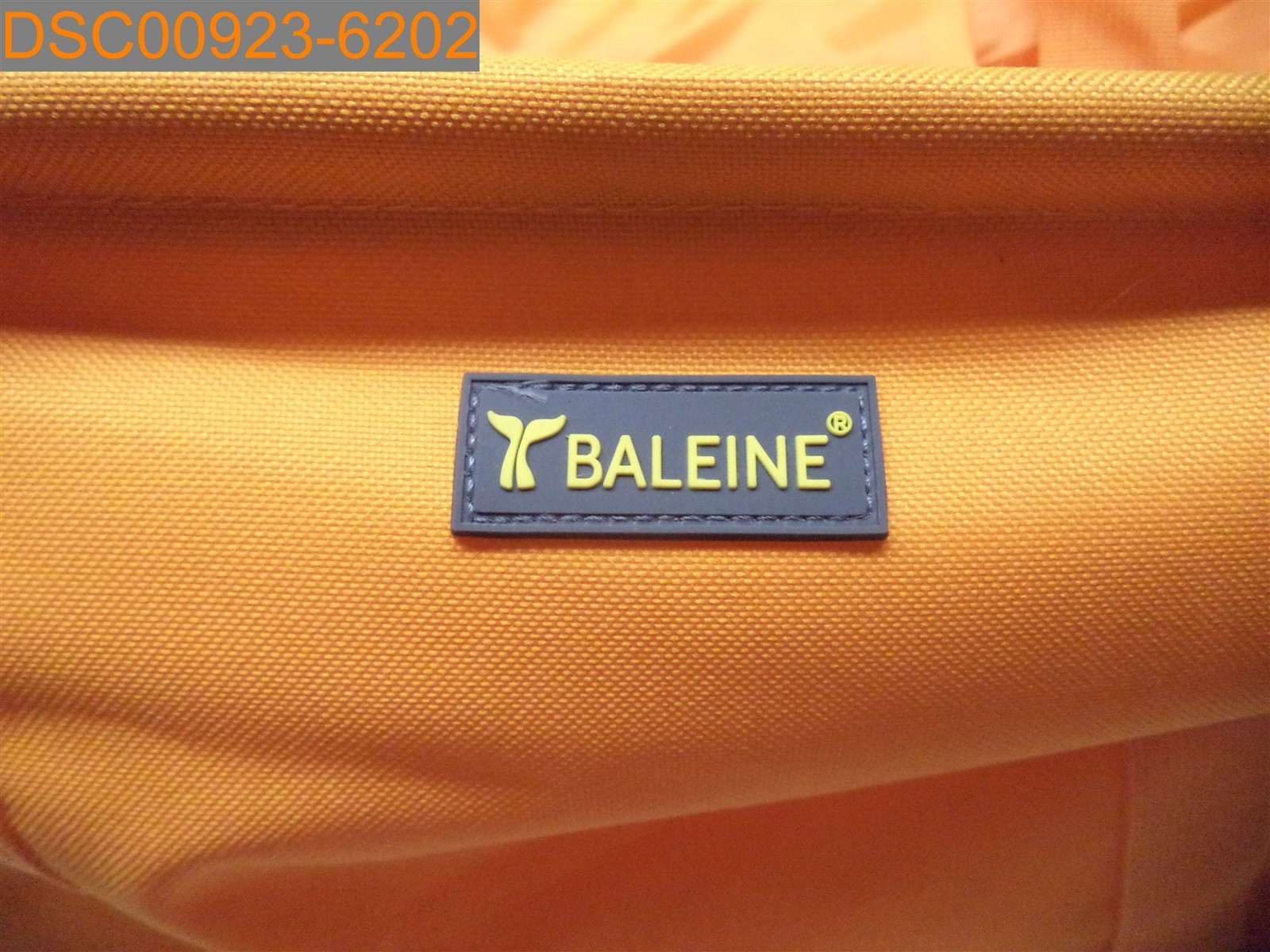 SPOTTED STAINS: Baleine 22″ Length x 10 1/2″ Width x 11″ Deep Tote Bag Orange