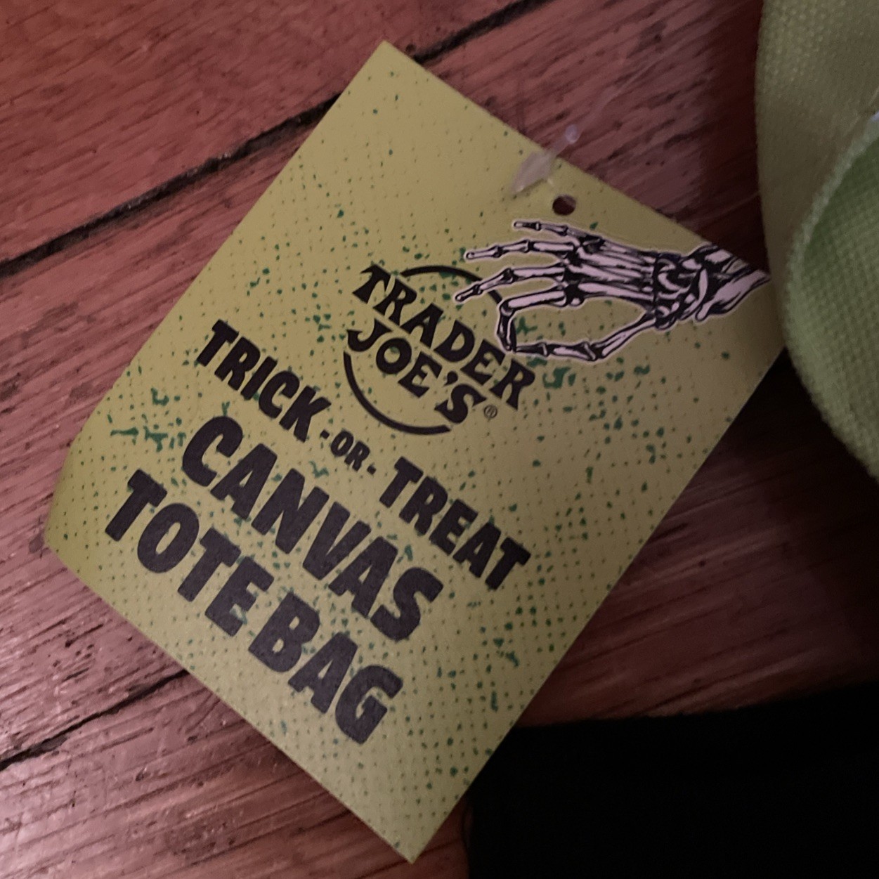 2 NWT Trader Joe’s mini Halloween Tote Bags 2025 Black Green purple orange