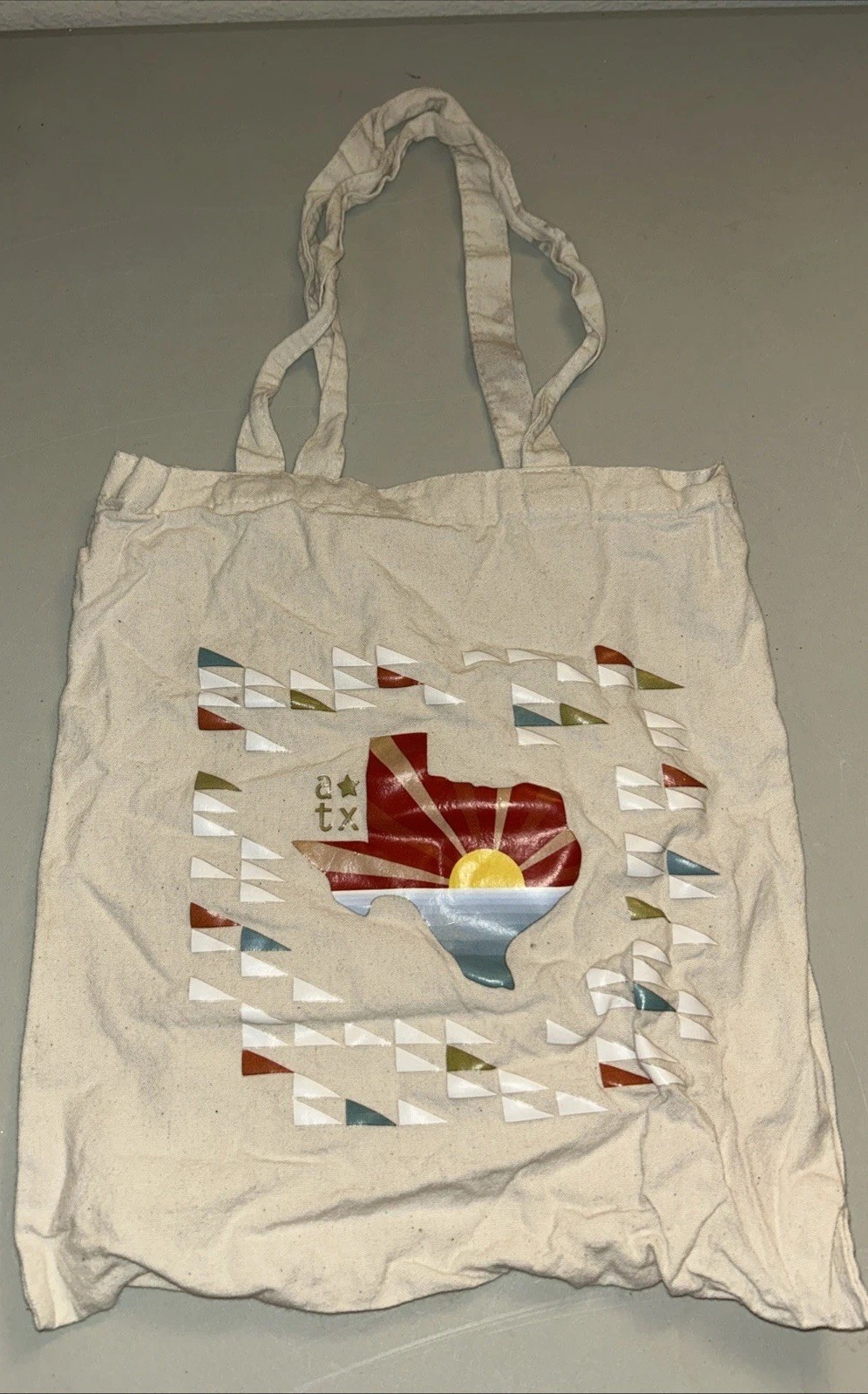 Texas State Small 13×12 Reusable Shopping Bag (stain)