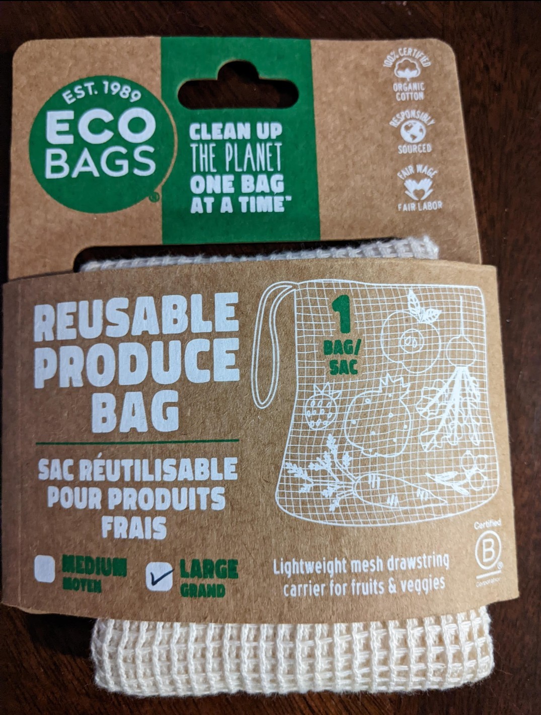 Reusable Produce Bag Eco Bag Large