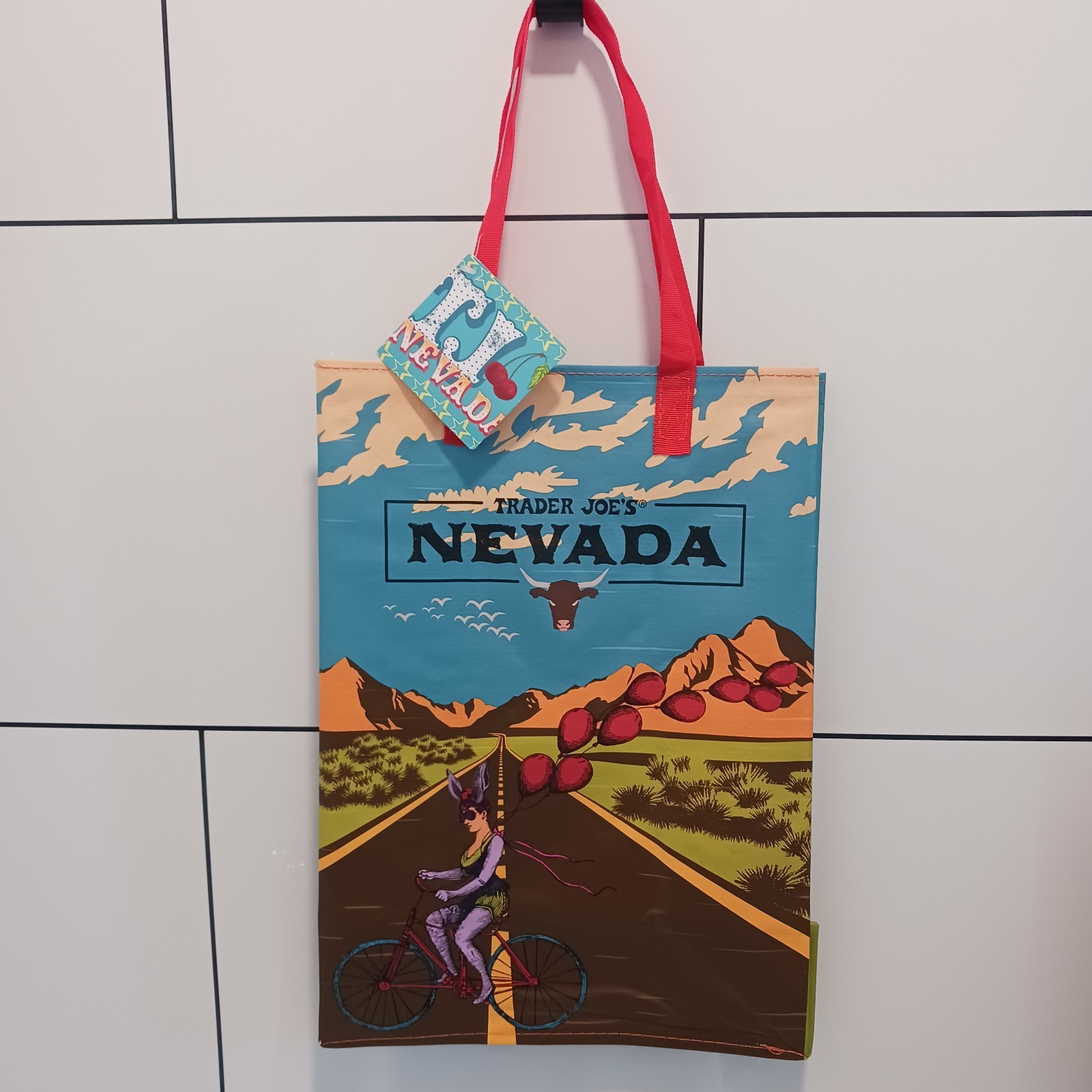 Trader Joe’s NWT Regional Nevada Tote, Reusable Foldable Washable Collectible!