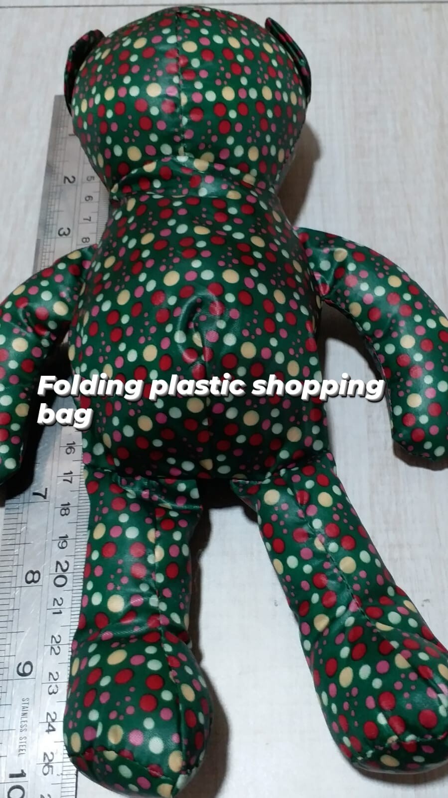 Folding Plastic Shopping Reusable Bag