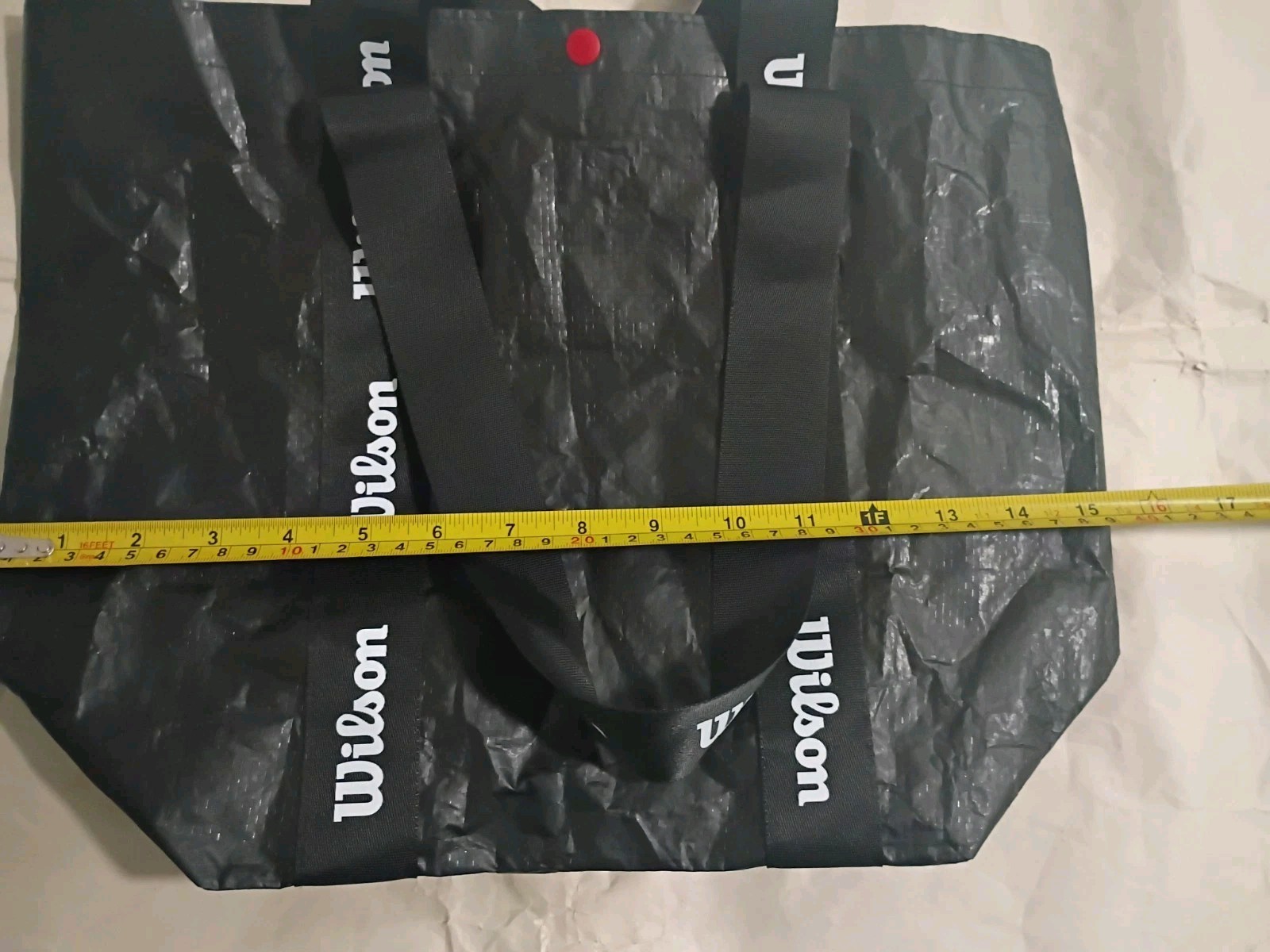 Wilson Black Reusable Tote Bag