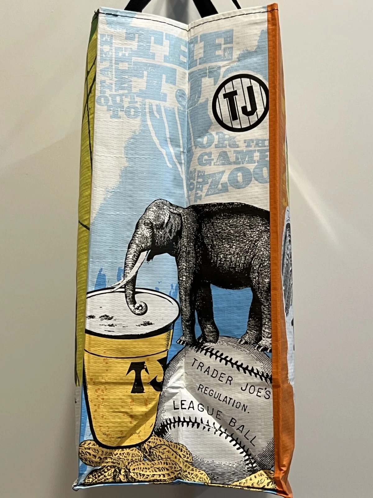 New TRADER JOE’S “I ❤️ TJ’s” Reusable Shopping Bag /Tote 6 Gal