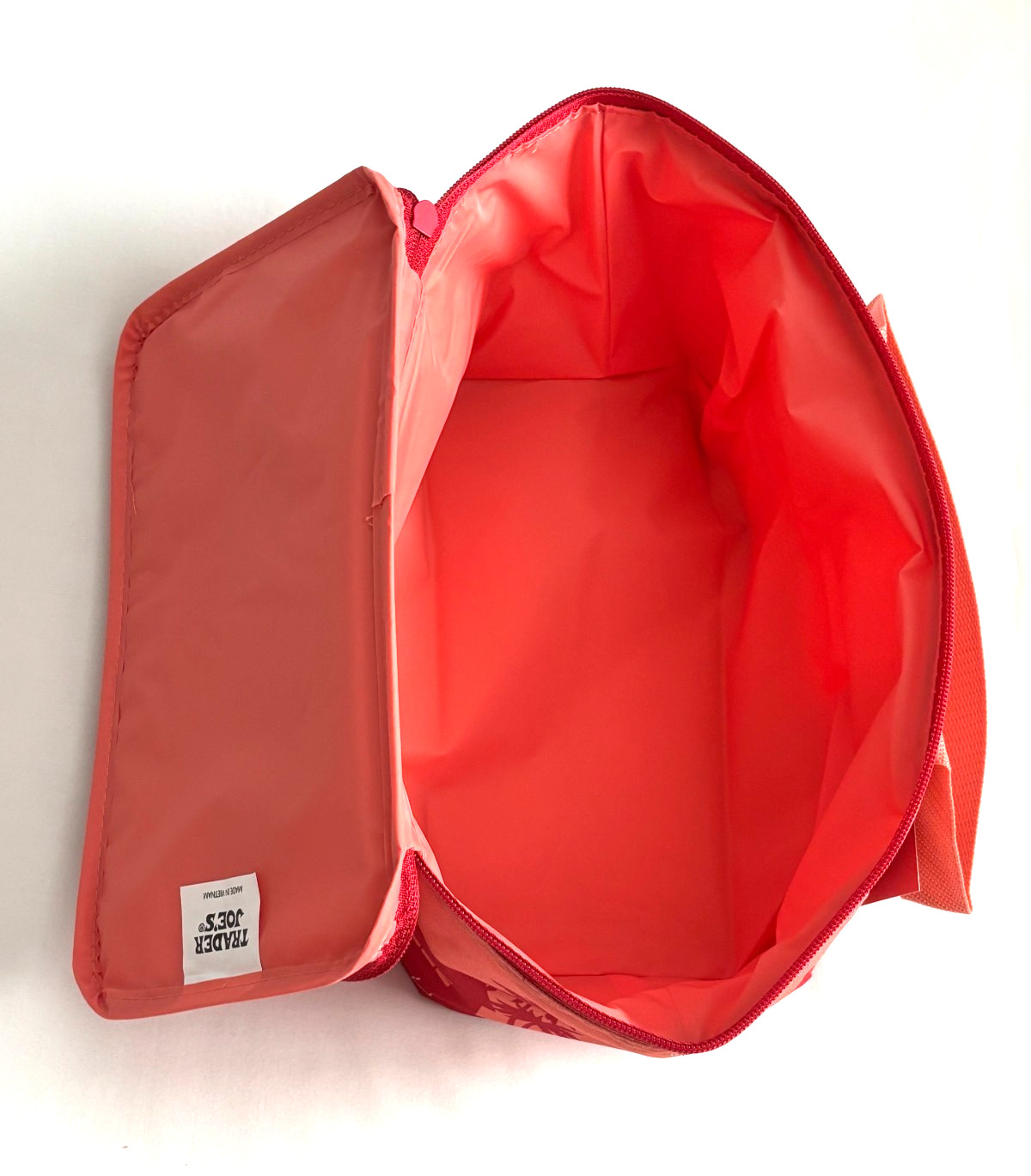 Trader Joe’s Mini Insulated Tote Cooler Bag 1.5-Gal Peach Lunch Travel Beach Bag