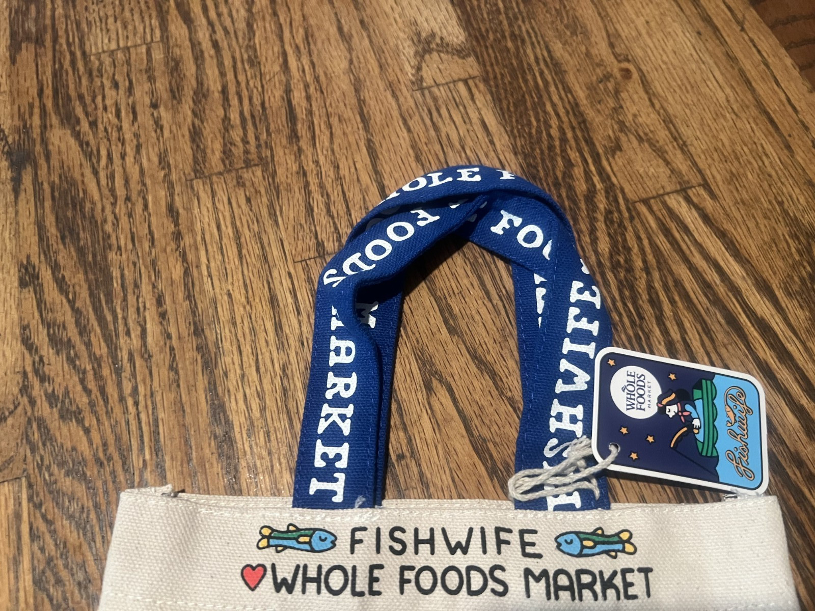 Whole Foods x Fishwife Micro Tote Bag Limited Edition 5.5″ x 4″ x 2″ NWT