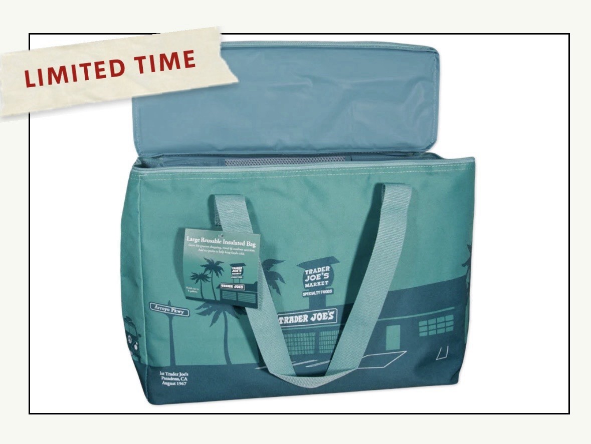 Trader Joe’s Cooler Bag Teal Green Large Insulated NEW 8 gal Ships Quick & Free