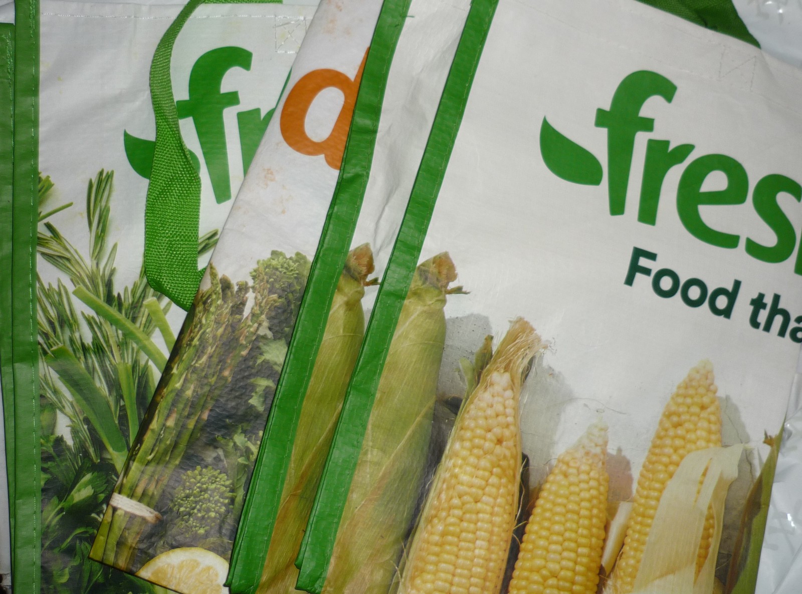 FRESH DIRECT Shopping reusable Bag x 3, 18″x12″x12″