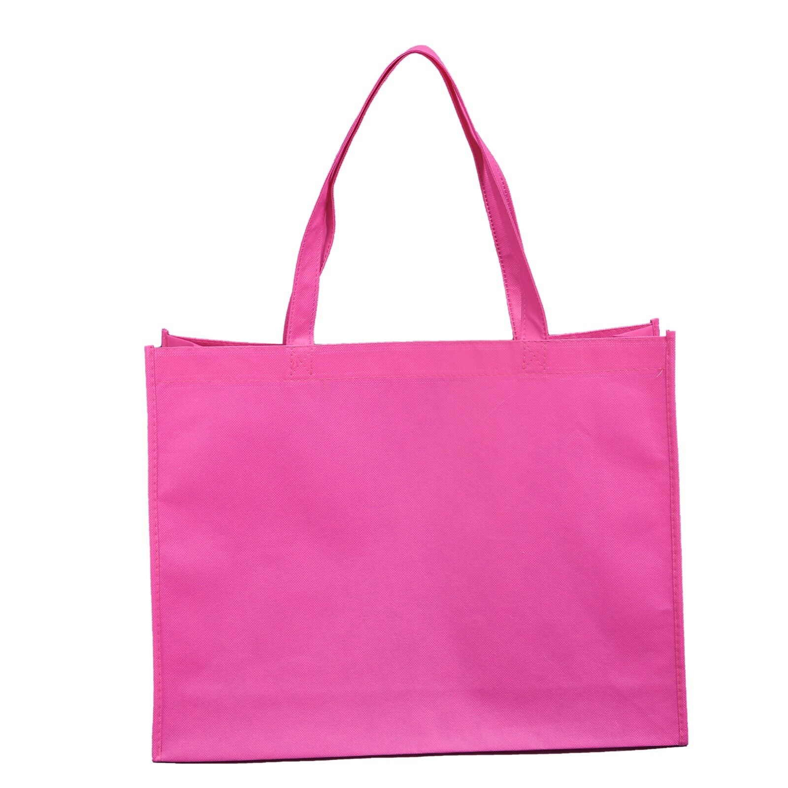 Non-Woven Shopping Bag Reusable Gift & Promotional Bag Wholesale 100Pack Pink