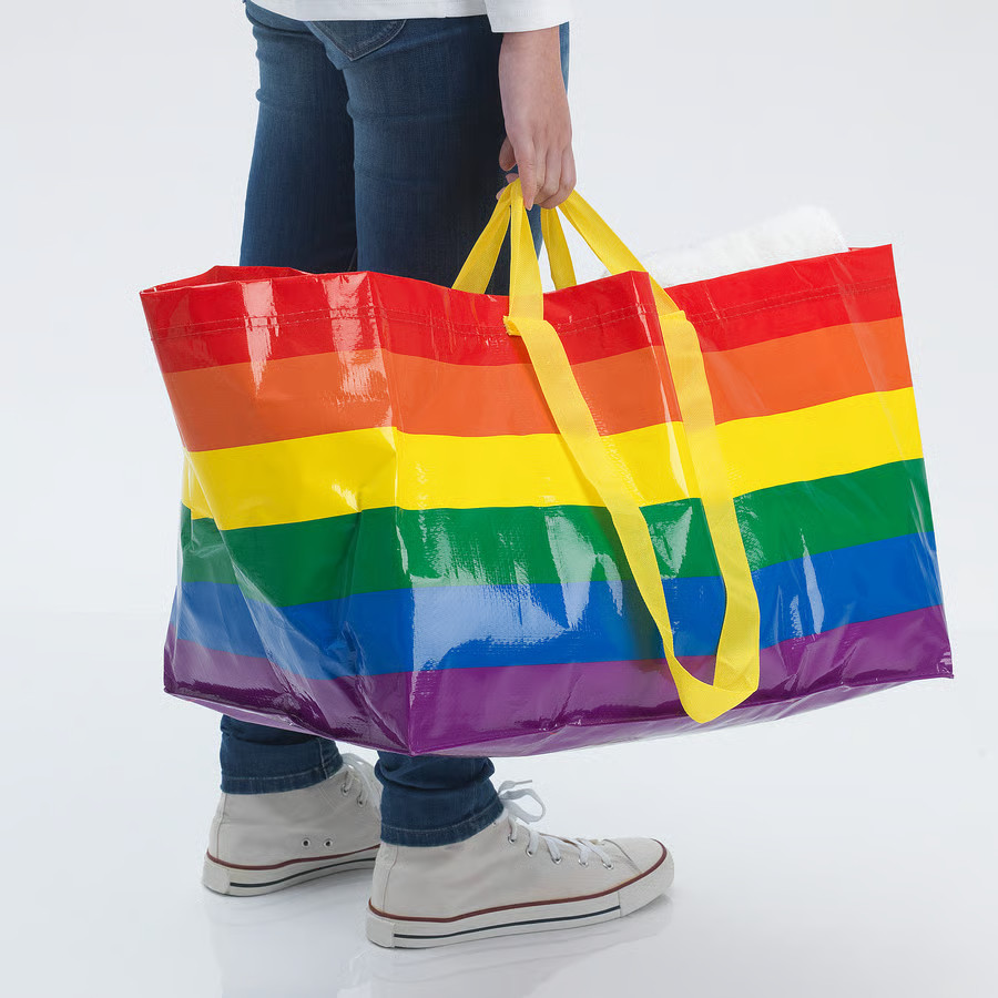 IKEA STORSTOMMA Shopping bag, Large, Multicolor, 2401 oz Large Size 19Gal