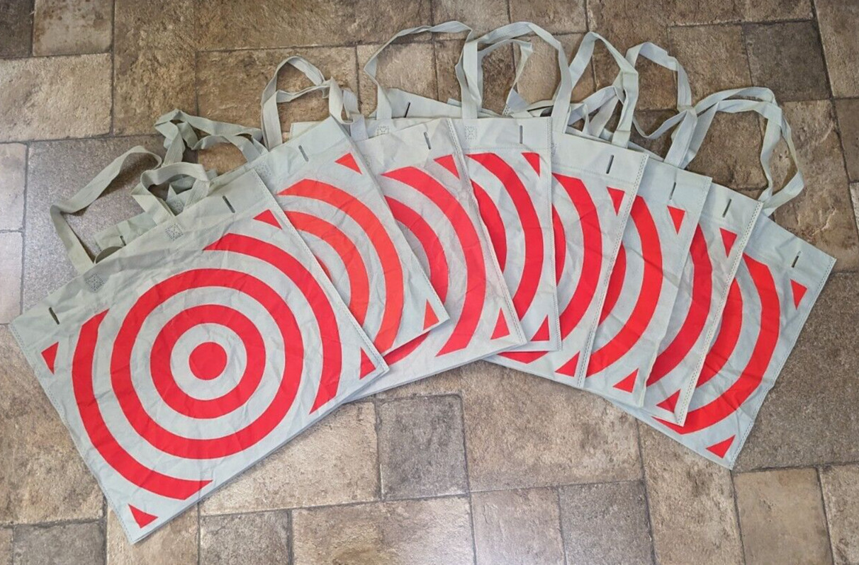 Target Gray Reusable Tote Bags – Set Of 8