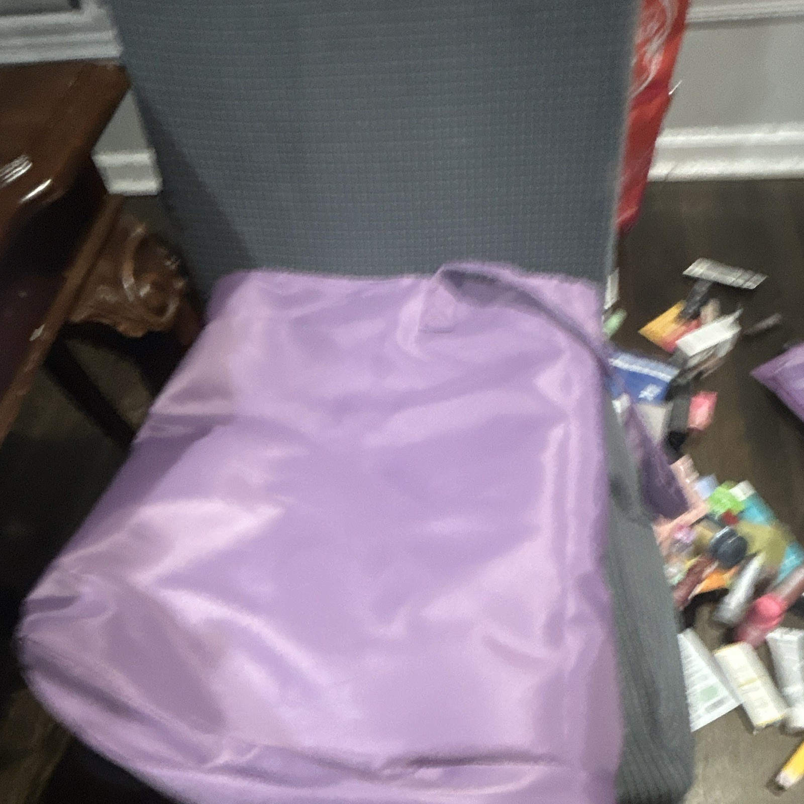 Ulta beauty world 2026 buJoico Purple Bag Text Print 15x8x8 “Hope Your Day…”