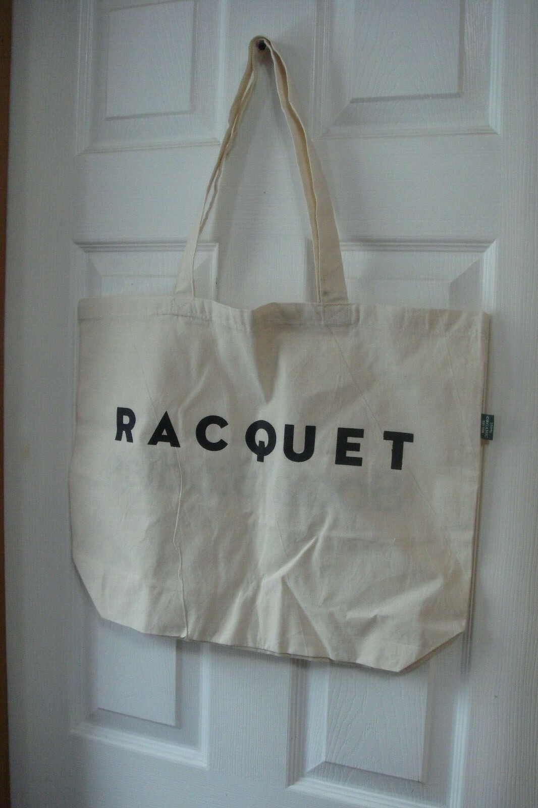 TOTE BAG 4.5”X14.5”X15 100%ORGANIC COTTON NEW