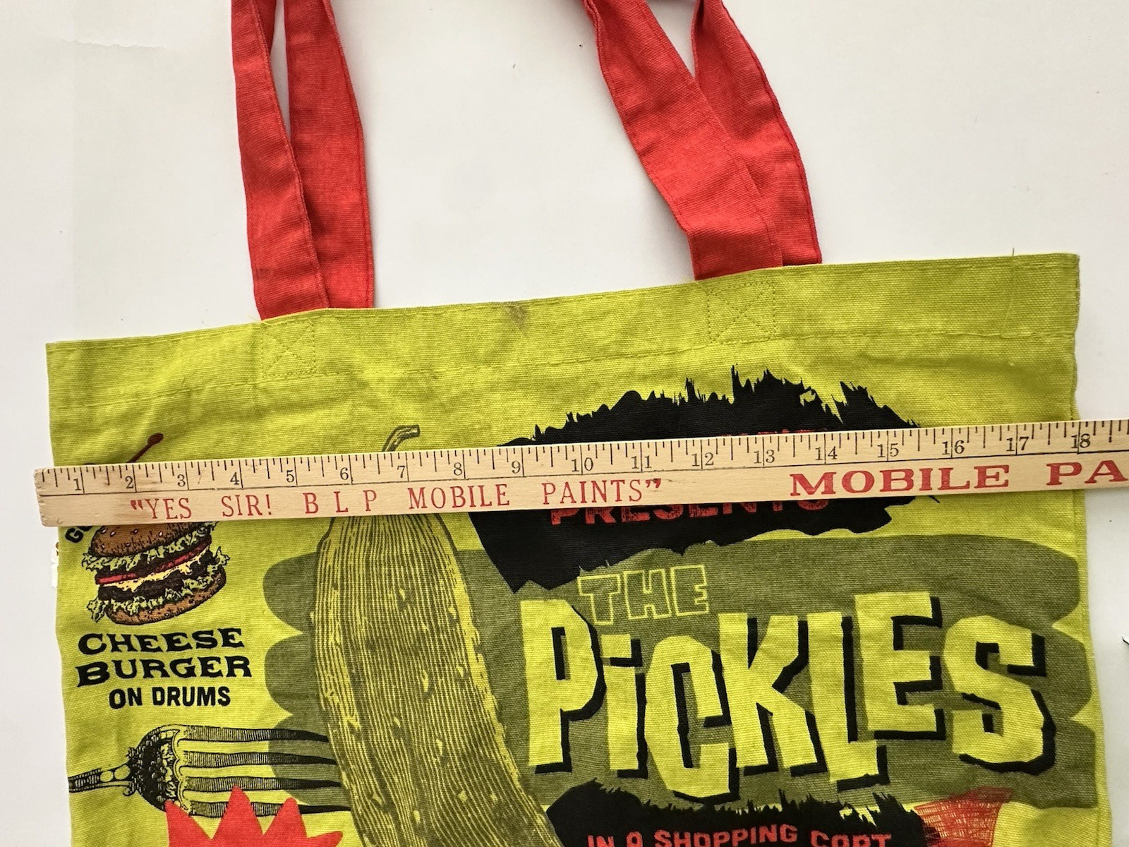 Trader Joe’s The Pickles Reusable Grocery Tote Bag Pickle Concert Design Viral
