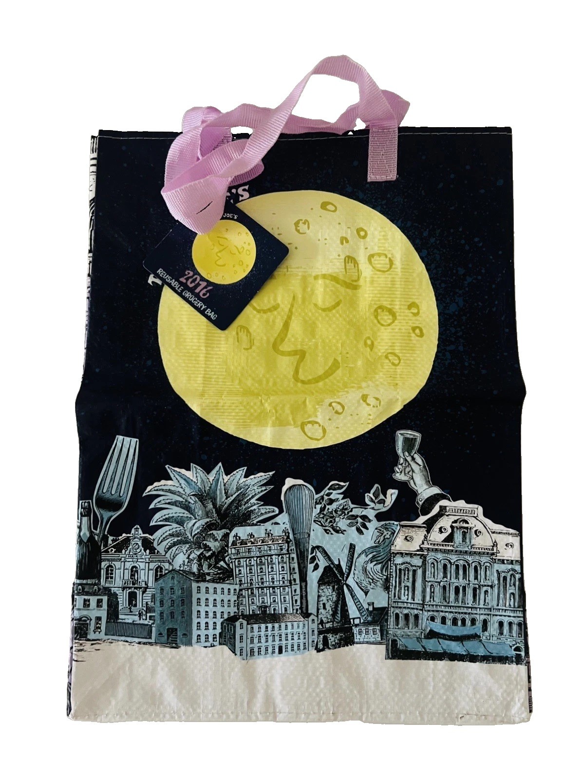 Trader Joe’s Happy New Year 2016 Moon 🌕 Bag NWT