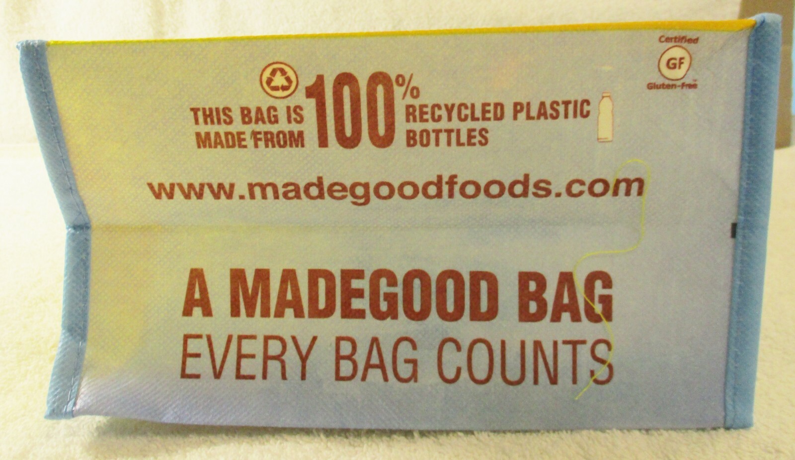 Lot of 12 Made Good Granola Tote Bags Made from Recycled Plastic