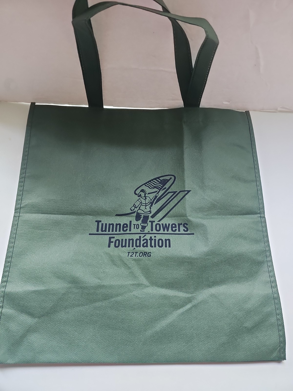 Home Of The FREE Reusable Shopping Tote Bag Size 6×14.5×14.5″ Green Multicolor