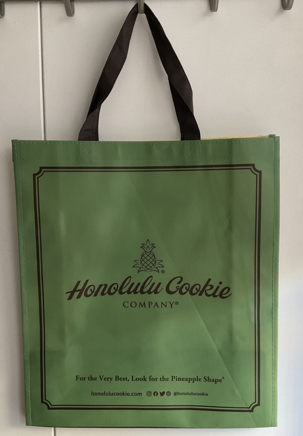 Honolulu Cookie Company Large Tote Bag 15.5” X 17”