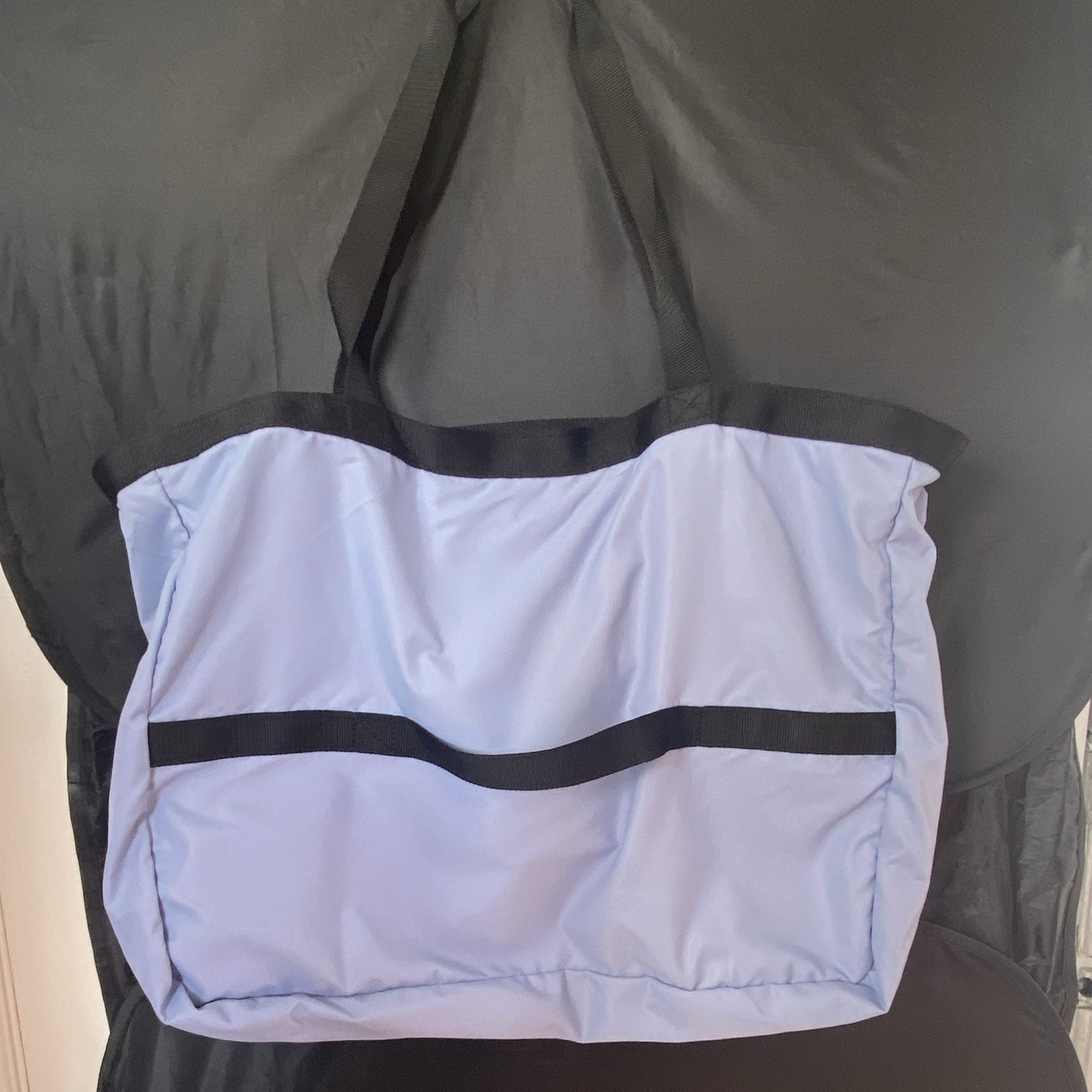 Open Story 25L Packable Tote, Water Resistant, Zip Bottle Pocket, Blue