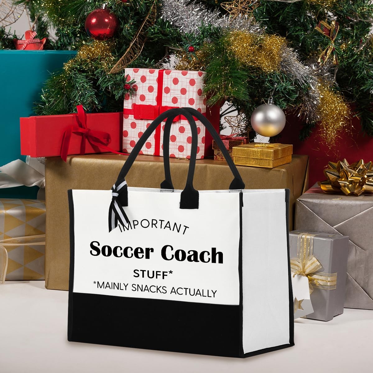 Soccer Trainer Coach Tote Bags for for Sports Competition Game Day Outfits fo…