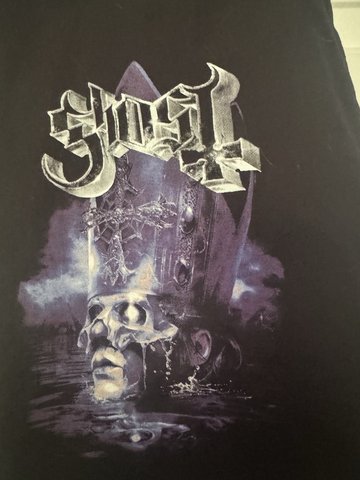 Ghost Skeletour 2026 VIP Tote bag 13” x10”Canvas Papa V Logo
